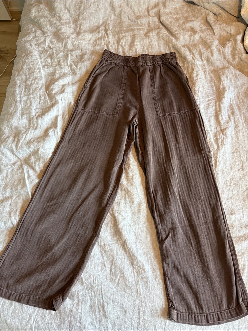 Billabong Wide-Leg Brown Casual Pants